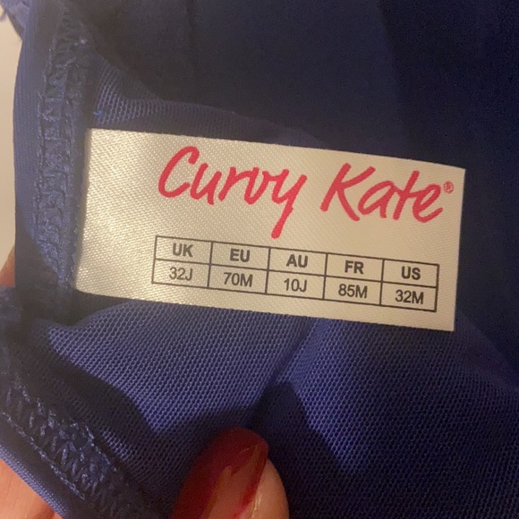 Curvy Kate nautical bikini swim top NWT Size 32M - Picture 10 of 15